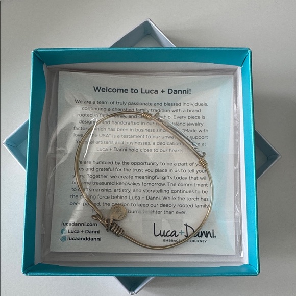 🔥Luca + Danni Golf Bangle Bracelet Silver accents on Gold-Tone BNWT🔥 - Picture 7 of 9